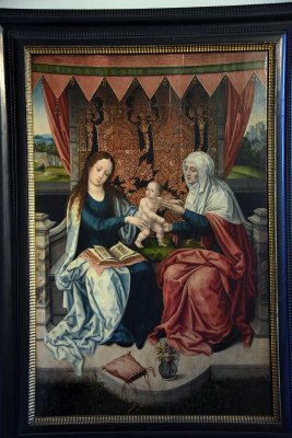 The Virgin and Child with St. Anne (1510-20) - Bernard van Orley follower - 4152