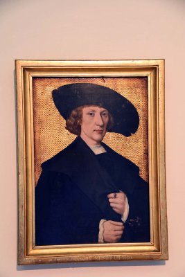 Portrait of a Man with a Carnation (c. 1525) - South Netherlandish painter - 4156