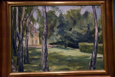 House in a Garden - Birches in front of the Artist's House in Wannsee (1923) - Max Liebermann - 4490