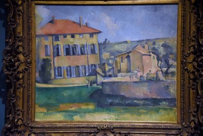 House in Aix. Jas de Bouffan (1885-87) - Paul Czanne - 4565