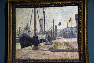 Harbour in Honfleur (1886) - Georges Seurat - 4567