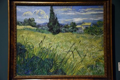 Green Wheat Field (1889) - Vincent Van Gogh - 4569