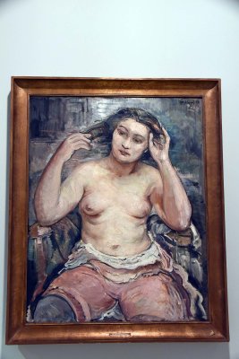 Female Semi-Nude. Portrait of Mary Duras (1928) - Maxim Kopf - 4721