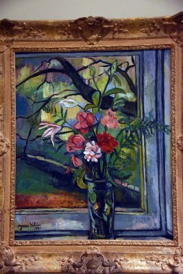 Flowers in front of the Window (1930) - Suzanne Valadon - 4740