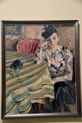 Woman with Violets (1938) - Bohdan Hermansky - 5047