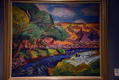 Behind the Mill in Pisek (1928) - Vincenc Benes - 5203