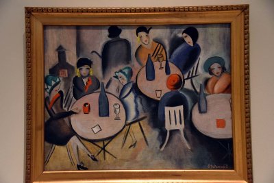 Caf in Paris (1930s) - Bozena Vejrychova Solarova - 5240