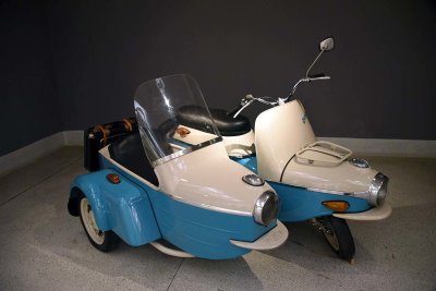Cezeta 502 Scooter produced in 1961 with the Druzeta sidecar - 5629