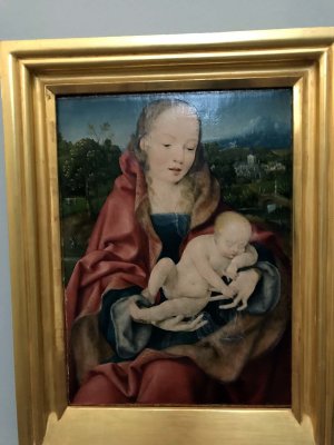 Madonna with Sleeping Child (c. 1515) -Joos van Cleve - 0912