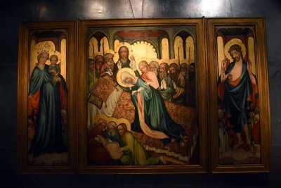 Altarpiece with the Death of the Virgin Mary called the Roudnice Altarpiece (around 1410) - Bohemia - 6050