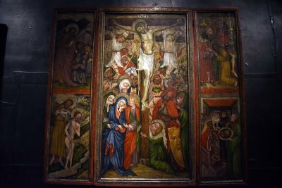 Altarpiece with Crucifixion. The Altarpiece from Zaton (after 1430), Southern Bohemia - 6116