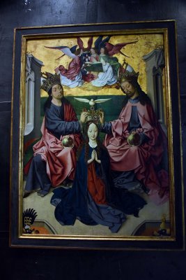 Coronation of the Virgin (around 1490), Salzburg (Passau?) - Master of Grossgmain - 6181
