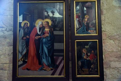 Visitation of Blessed Virgin Mary, Birth of Jesus & Flight into Egypt (around 1510) - Master of the Litomerice Altarpiece - 6591