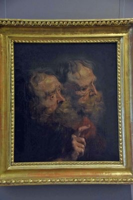 Study of the Heads of Two Old People (around 1650) - Anthonis van Dyck - 6635