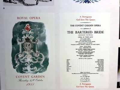 The Bartered Bride, at Covent Garden Opera (1955), London - 1069