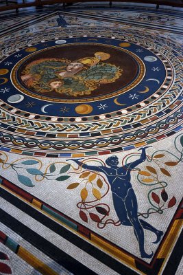 Athena - Roman mosaic, 3rd century, Greek Cross Room - Pio-Clementino Museum, Vatican - 0146