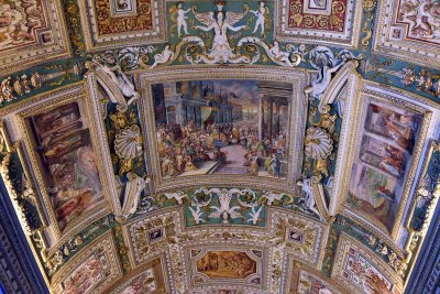 Ceiling, Gallery of Maps, Vatican Museum - 0176