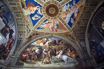 Room of Heliodorus (1512-1514) decorated by Raphael, Stanze di Raffaello, Vatican Museum - 0209