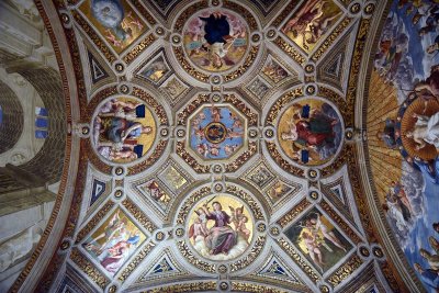 Room of the Signatures (1508-1511) decorated by Raphael, Stanze di Raffaello, Vatican Museum - 0219