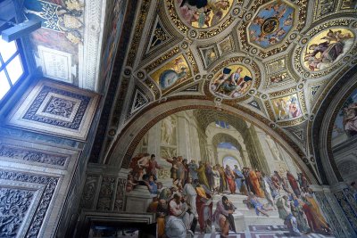Room of the Signatures (1508-1511) decorated by Raphael, Stanze di Raffaello, Vatican Museum - 0224