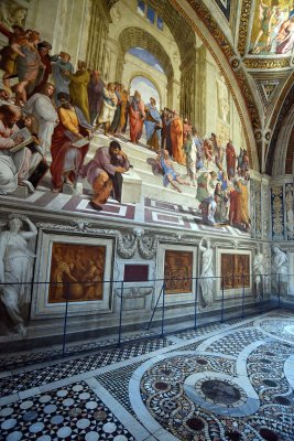 Room of the Signatures (1508-1511) decorated by Raphael, Stanze di Raffaello, Vatican Museum - 0226