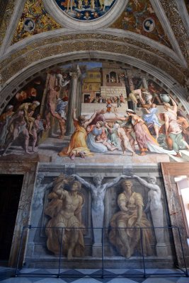 Room of the Fire in the Borgo (1514-1517), Stanze di Raffaello, Vatican Museum - 0230