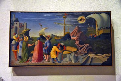 Storie di S.Nicola di Bari: incontro con il Messo Imperiale (1437) - Fra Angelico - 0362