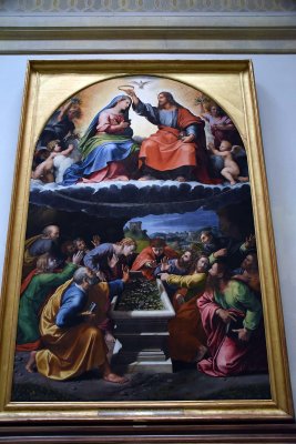 Coronation of the Virgin known as the Madonna di Monteluce (1505-25) - Raffaello Sanzio, Giulio Romano, il Fattore - 0453