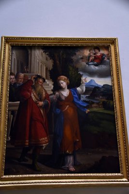 The Appearance of the Virgin to the Emperor Augustus and Sibyl (1544) - Il Garofalo - 0448