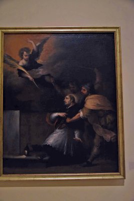 The Martyrdom of St Peter Arbues (1668-1670) - Bartolom Esteban Murillo - 0530