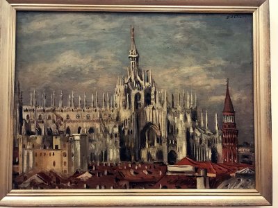 Milan Cathedral from the rooftops (1932) - Giorgio de Chirico - 2704
