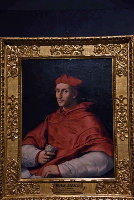 Portrait of Cardinal Bibbiena (1516) - Raffaello  - Gallerie degli Uffizi, Florence - 0765