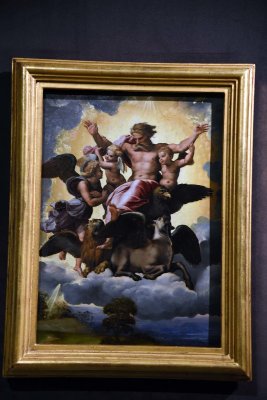 Ezekiel's Vision (1516-1517) - Raffaello - Gallerie degli Uffizi, Florence - 0789
