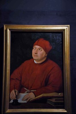 Portrait of Tommaso Inghirami (1510-1512) - Raffaello - Gallerie degli Uffizi, Florence - 0837