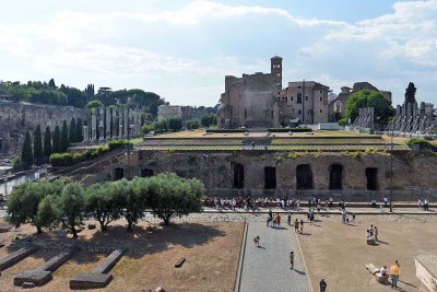 Roman Forum View from Coliseum, Rome - 0968