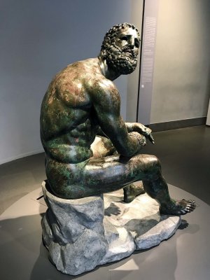 Pugile, original Greek bronze ( 1st century BC) - 3316