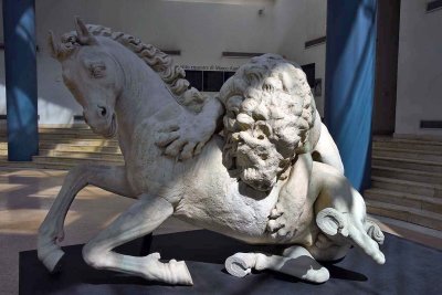 Lion attacking a horse (IV century BC) - 1848