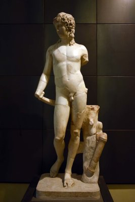 Statue of Eros or Thanatos, Antonine copy after a 4th c. original. From the Horti Maccenatiani - 1881