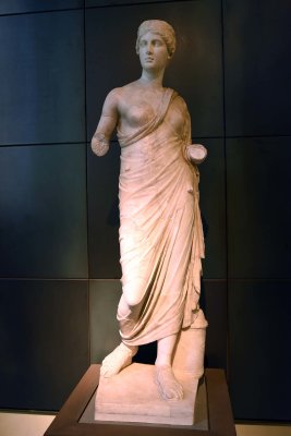 Statue of Hygeia,  copy after a Greek original dated 290 BC, from the Horti Maccenatiani - 1883