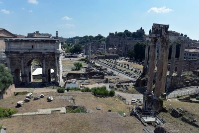 Roman Forum view from Capitoline Museum - 2167