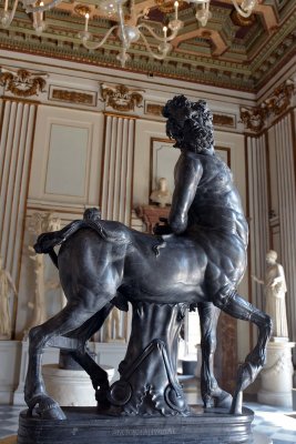 Old Centaur of Lucullan marble signed by Aristeas and Papias, 117-138 BC, from Hadrian's Villa - 2235