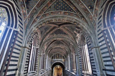 Duomo di Siena seen from Gate of Heaven - 2703