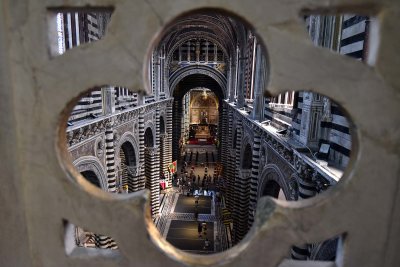 Duomo di Siena seen from Gate of Heaven - 2704