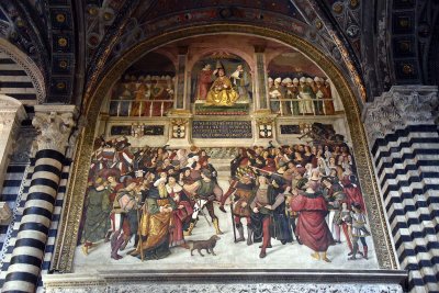 The Coronation of Pope Pius III (1509) - Pinturicchio - 2778