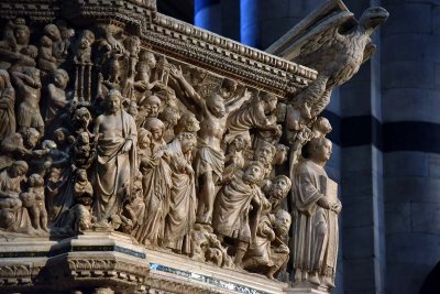 Marble pulpit (detail) by Nicola Pisano - 2820
