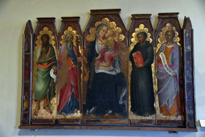 Madonna in trono col Bambino e Santi (14-15th c.) - Paolo di Giovanni Fei - 3100