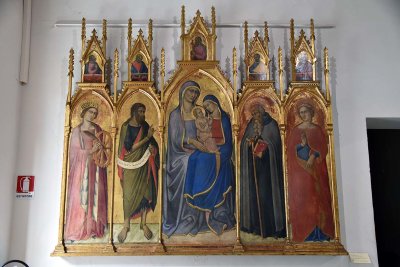 Sant'Anna e la Madonna col Bambino (1367) - Luca di Tommč - 3152
