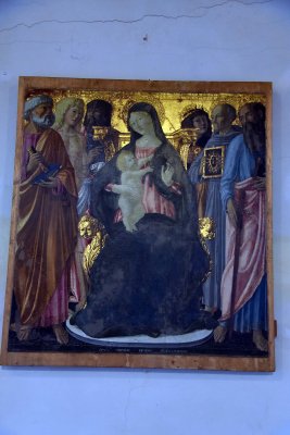 Madonna in trono col Bambino e Santi (1492) - Neroccio di Bartolomeo de' Landi - 3294