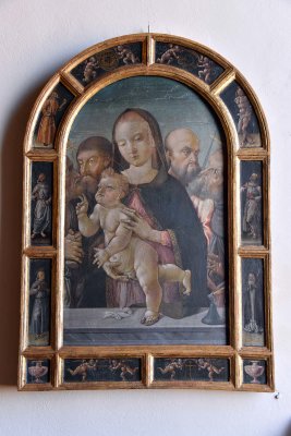 Madonna col Bambino e Santi (15-16th c.) - Girolamo di Domenico - 3296