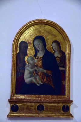 Madonna col Bambino ei Santi Giovanni Battista e Maria Maddalena (15-16th c.) - Bernardino Fungai - 3339